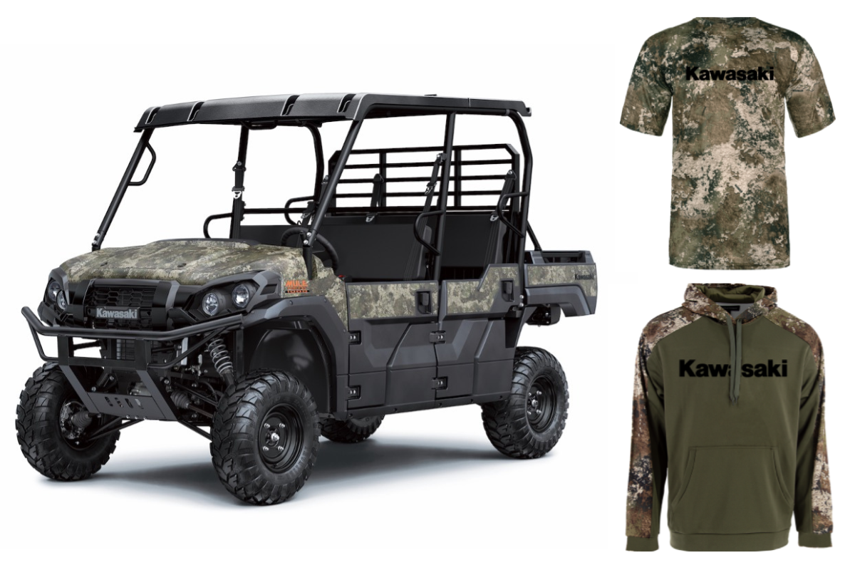 Kawasaki Announces TrueTimber® as Exclusive Camo Partner