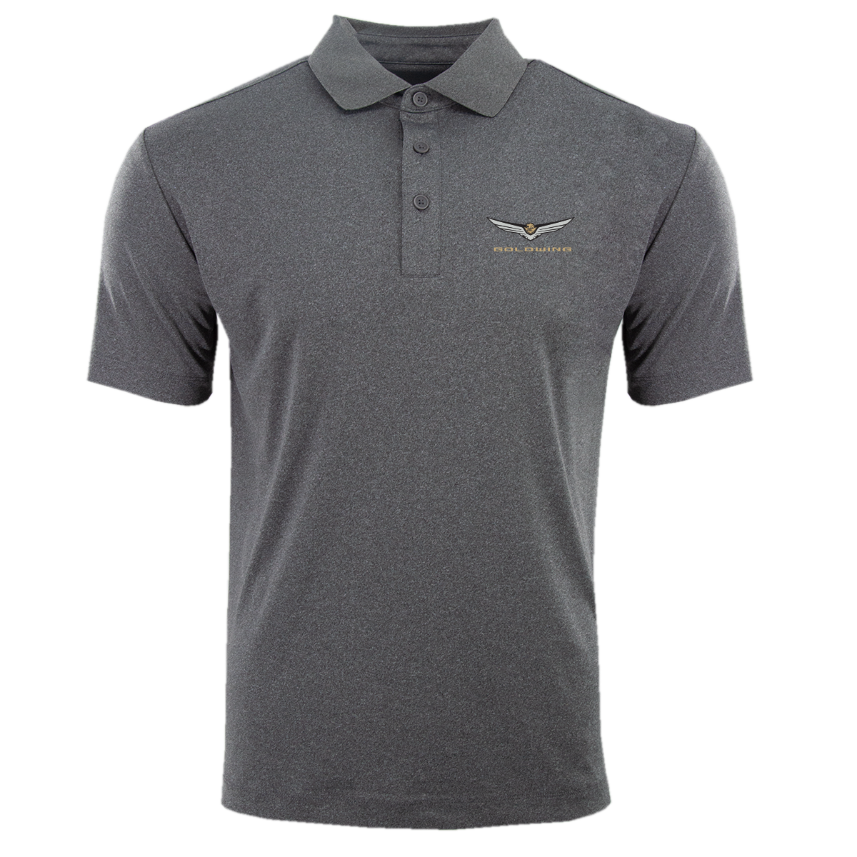 Honda Gold Wing Performance Polo – Iron Gray