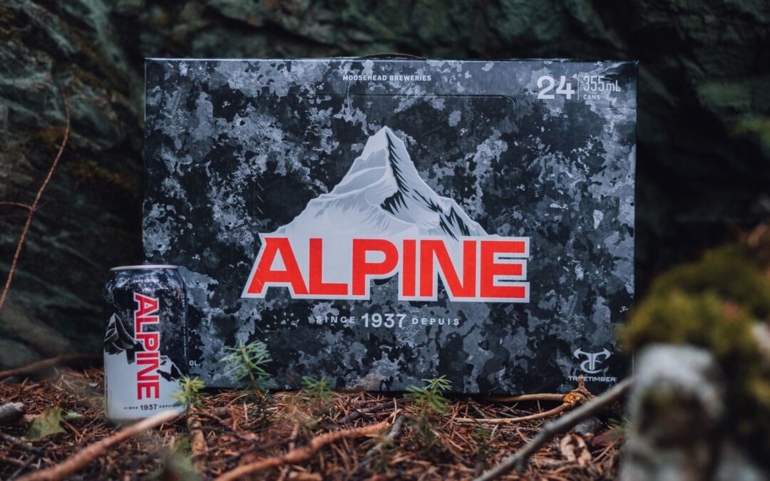 TrueTimber partners with Alpine Lager to release a limited-edition Midnight camo can