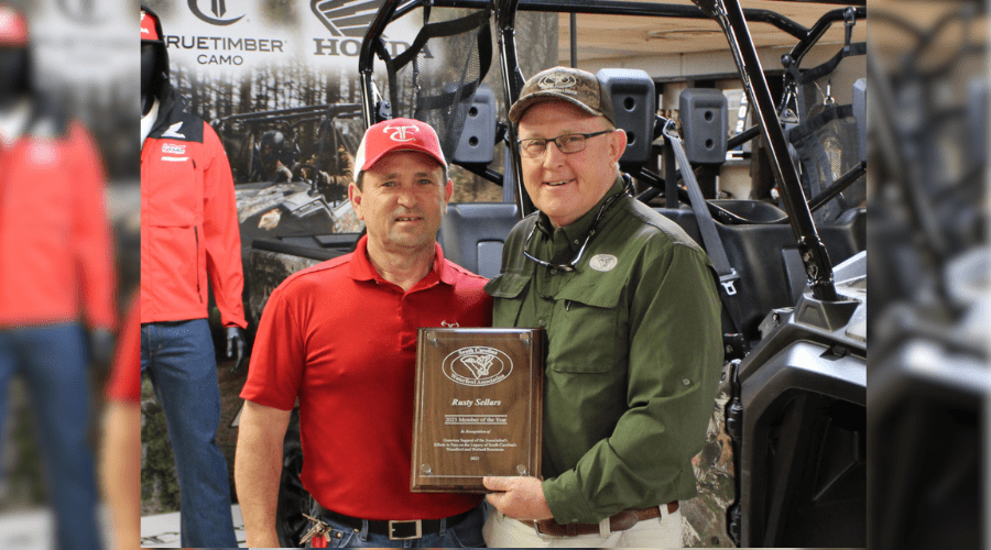 Rusty Sellars, CEO of TrueTimber, recognized as 2026 Member of the Year by the South Carolina Waterfowl Association for conservation leadership and partnership